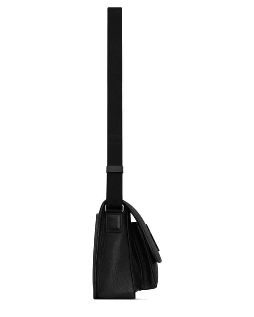 Saint Laurent Black Leather Niki Crossbody Bag for men