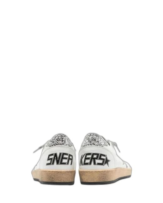 Golden Goose Deluxe Brand White Ball Star Leather Sneakers