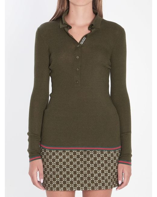 Gucci Green Polo