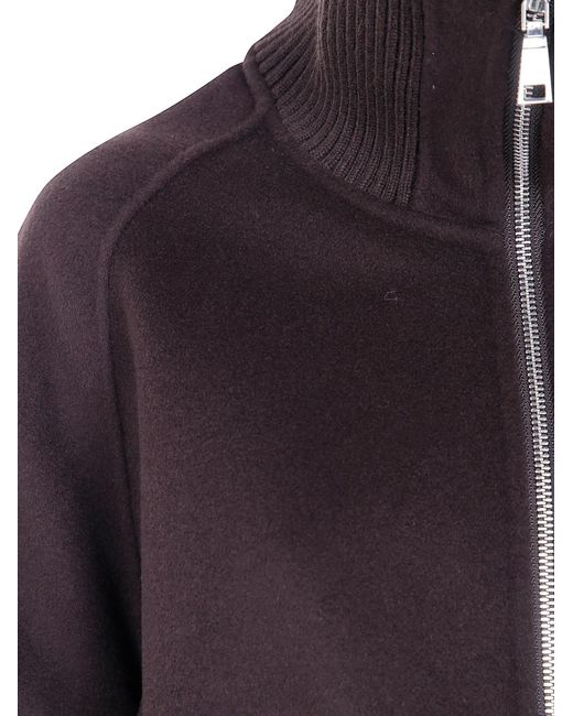 Seventy Purple Wool Bomber Jacket