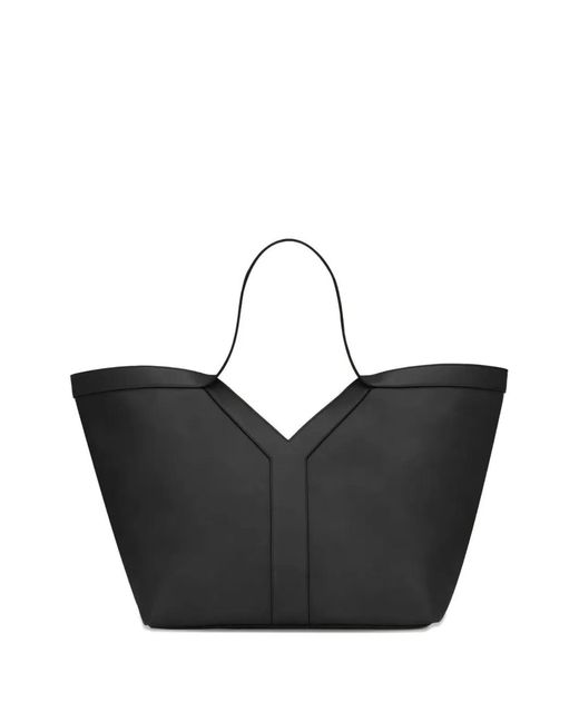 Saint Laurent Black 'Y' Tote