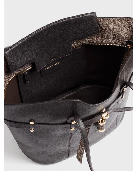 Borbonese Black Borsa Shopping L