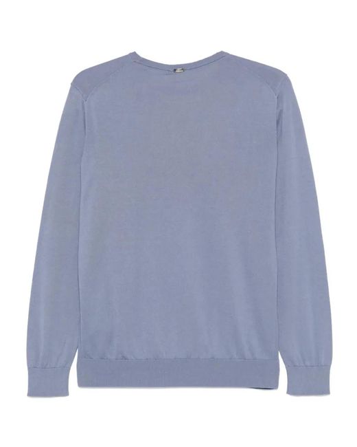 Herno Blue Sueter for men