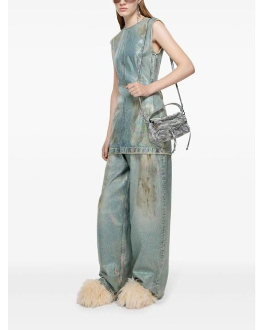 Acne Blue Mini Dress Denim