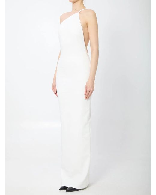 Solace London White Alexandra Maxi Dress