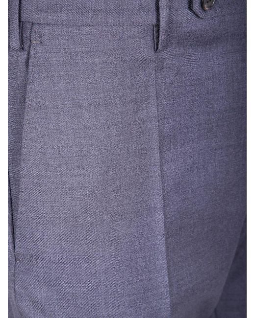 Incotex Blue "Chino Slim Fit" Trousers for men