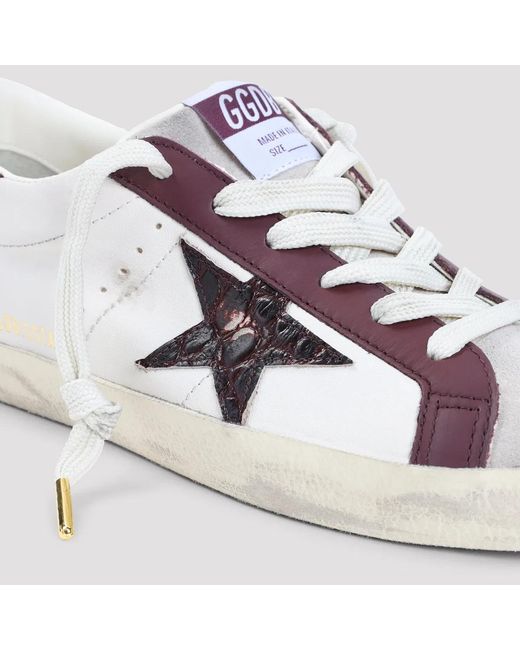 Golden Goose Deluxe Brand Natural Butter Superstar Sneakers