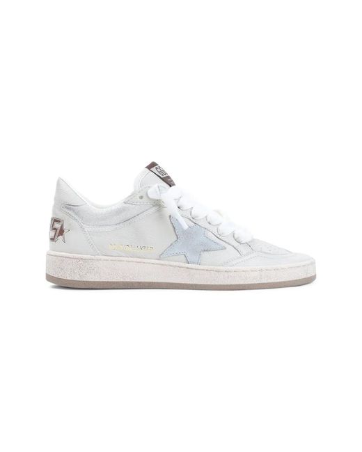 Golden Goose Deluxe Brand White Ball Star Leather Sneakers