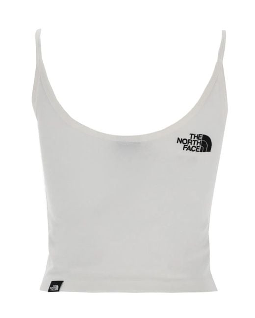 The North Face White Top Slim Crop