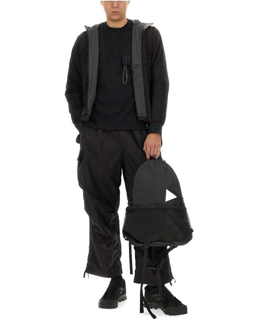 And Wander Black Alpha Air Sweatshirt for men