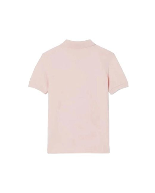 Lacoste Pink Polo With Logo