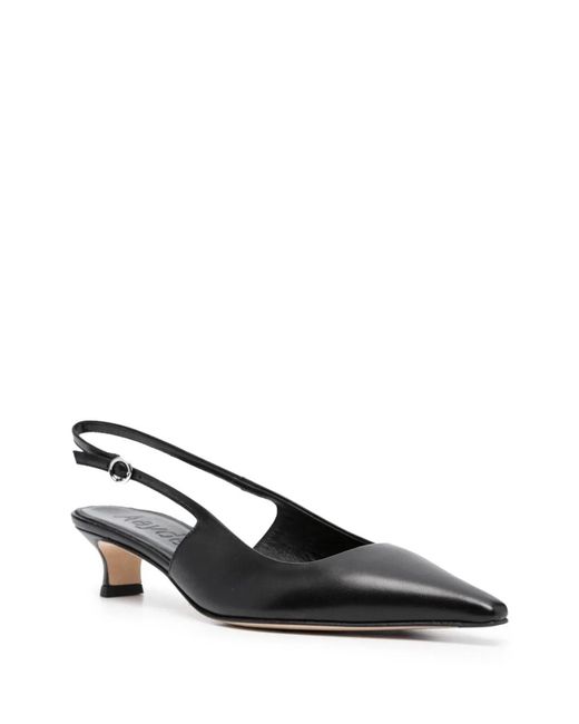 Aeyde Black Catrina Nappa Leather Pumps