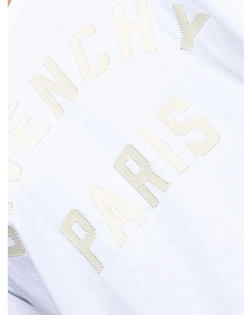Givenchy White Cotton Regular Fit Tshirt for men