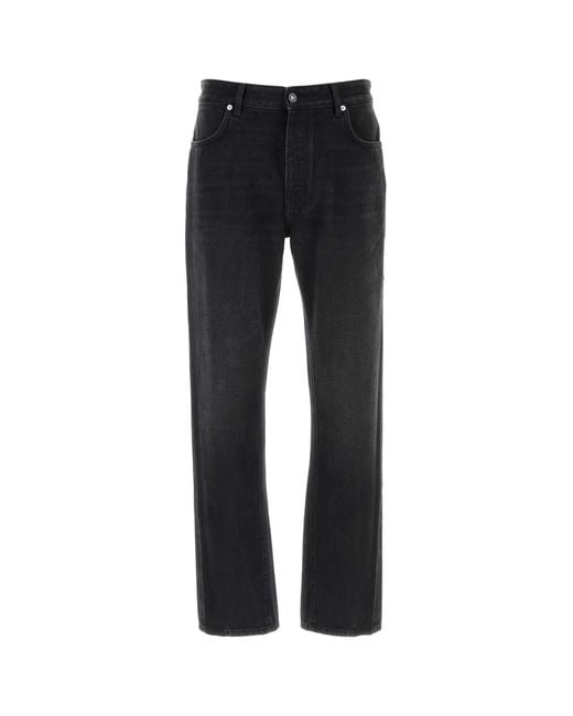 Givenchy Black Straight Couture Seam Denim for men