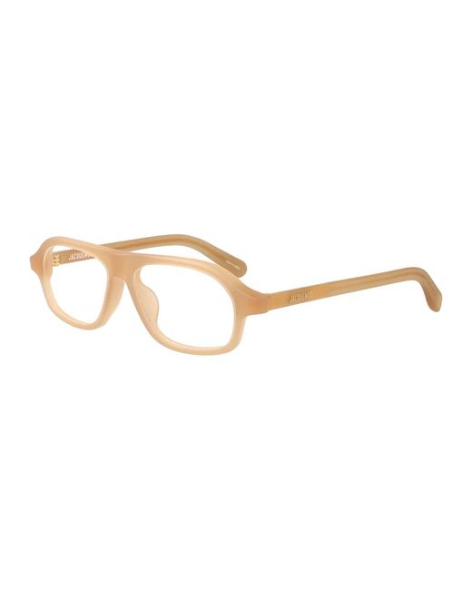 Jacquemus Brown Matt Milky/ Optical Acetate Glasses