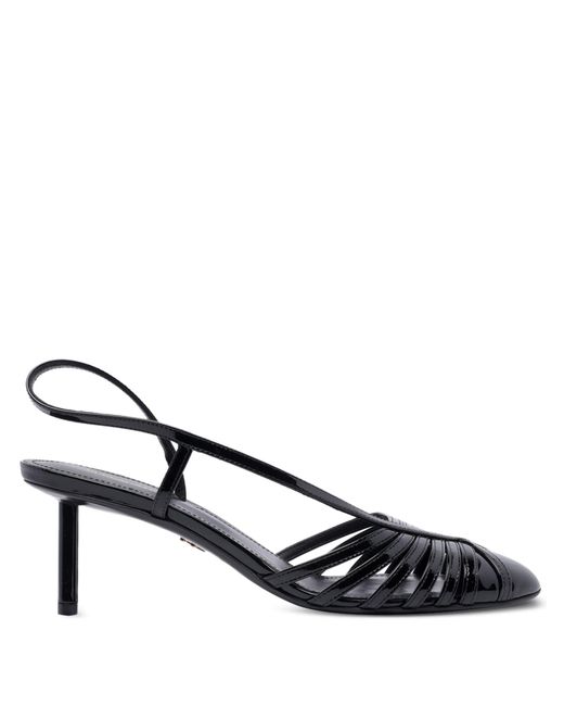 Ferragamo Green 65Mm Strappy Decolleté Pumps