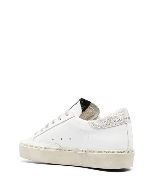 Golden Goose Deluxe Brand White Hi Star Sneakers