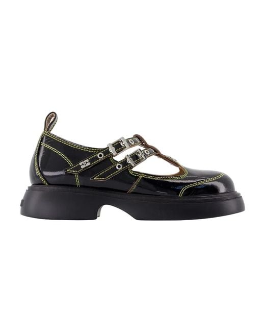 Ganni Black Everyday Butterfly Mary Jane