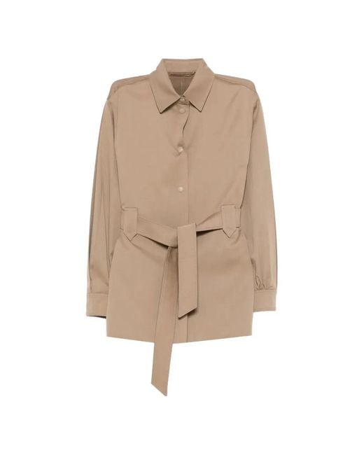 Max Mara Natural Belted Fitted Jacket