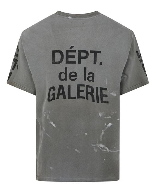 GALLERY DEPT. Gray Painted "French Collector" Tee for men