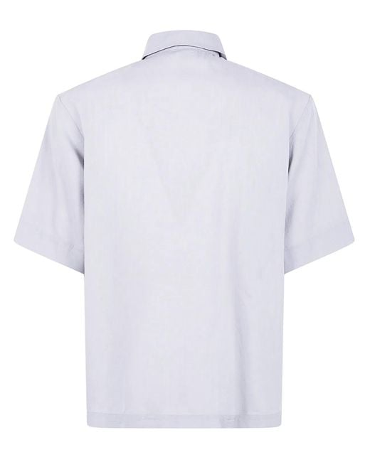 Houdini Sportswear White "Tree" Polo Shirt for men