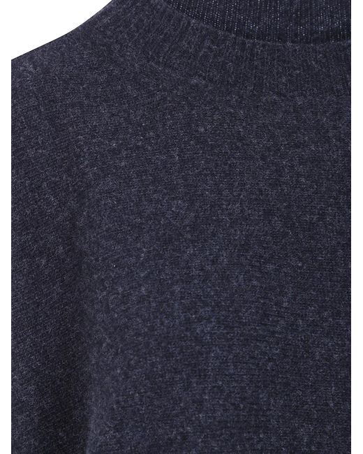 Sofie D ́hoore Blue "Maui" Oversized Pullover C-Neck Long Sleeves