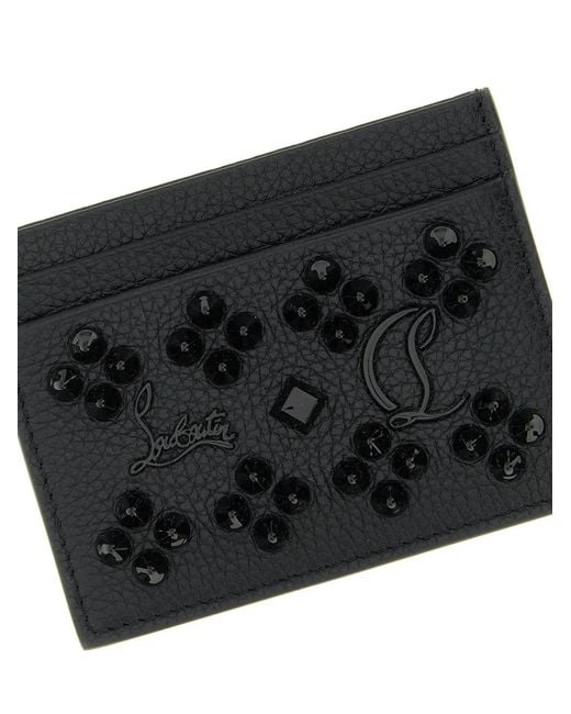 Christian Louboutin Black 'Kios' Card Holder