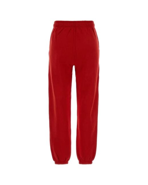 Polo Ralph Lauren Red Cotton Blend Joggers