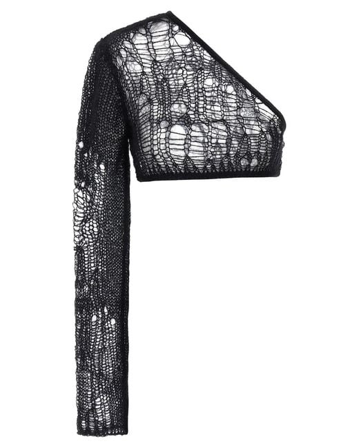 Rick Owens Black 'Spider Ziggy' Top