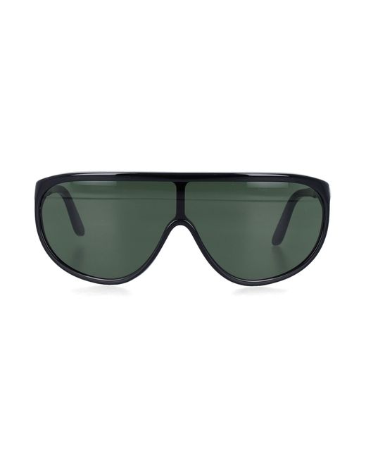 Totême Green Shield Aviator Sunglasses