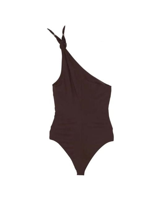 Brunello Cucinelli Brown One Piece Swimsuit
