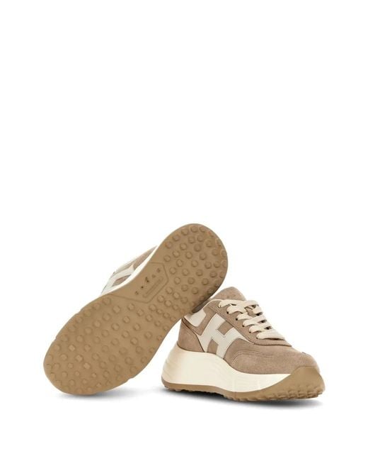 Hogan Natural Multicoloured Calfskin Sneakers