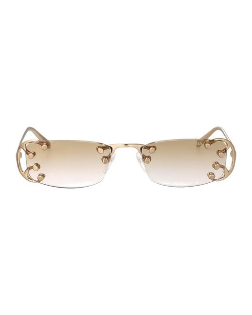 Prada Natural Metal Sunglasses