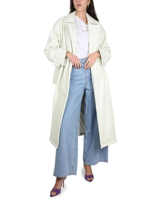 Stand Studio White Trench Emily