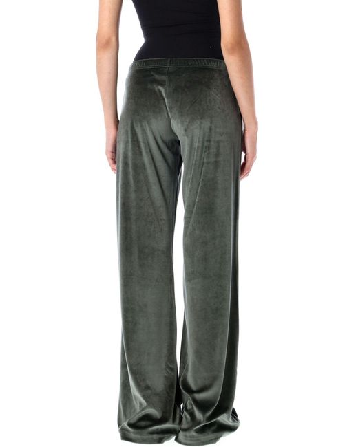 Balenciaga Green Bistretch Velvet Sweatpants
