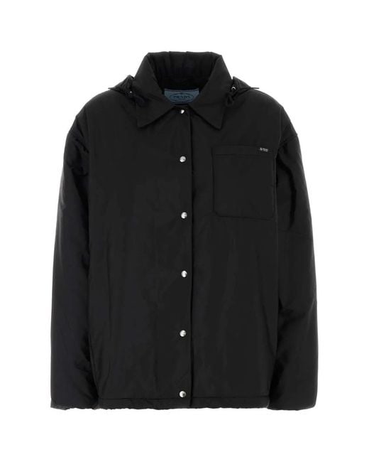 Prada Black Giubbotti