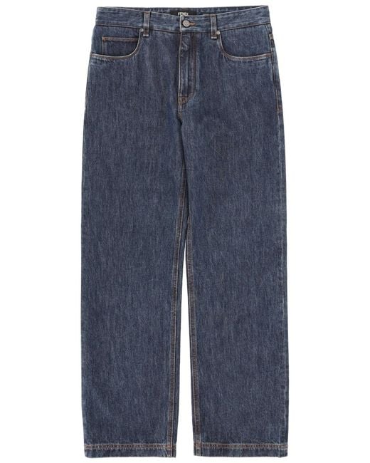 Fendi Blue Regular Fit Jeans for men
