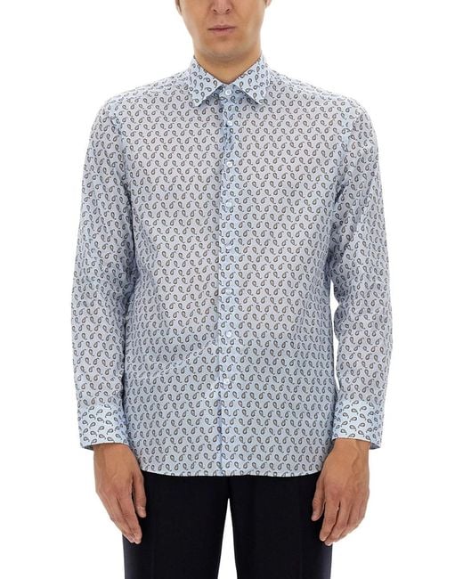 Etro Gray Shirt "Rome" for men
