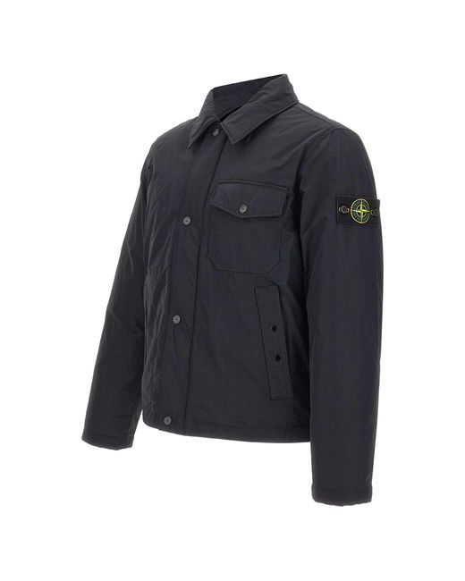 Stone Island Blue Jackets for men