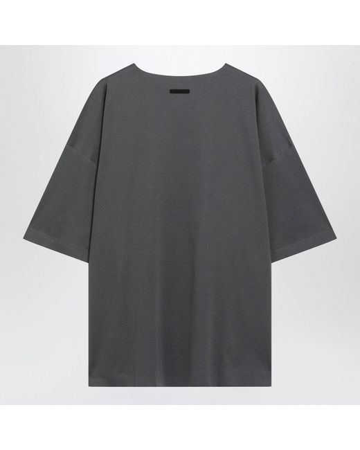Fear Of God Black Modern Iron Cotton Tshirt for men