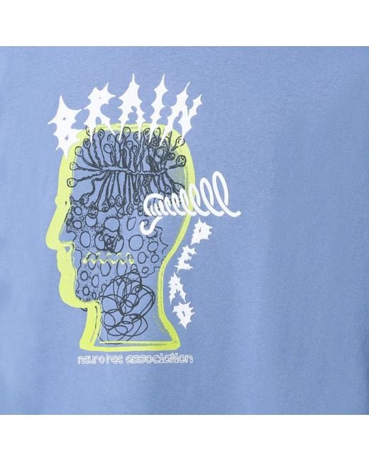 Brain Dead Blue Light Ringing Ear T-Shirt for men