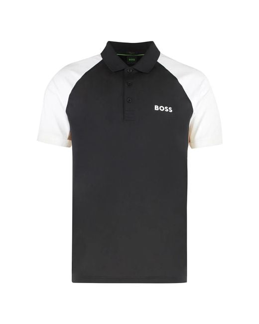 Boss Black Technical Fabric Polo Shirt for men