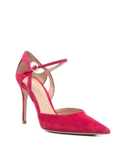 Gianvito Rossi Pink "Camoscio" Suede Leather T. 095 Pump