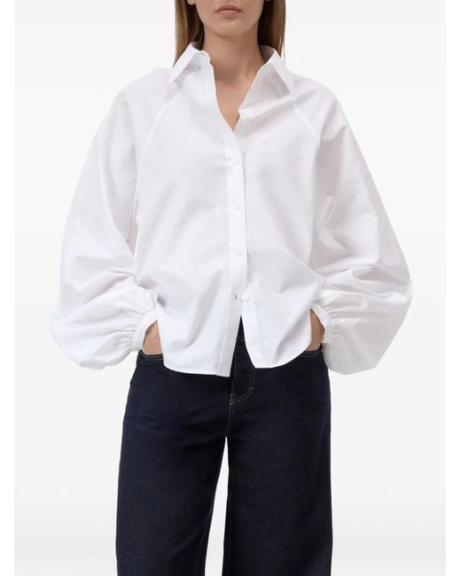 Closed White Organic Cotton Shirt