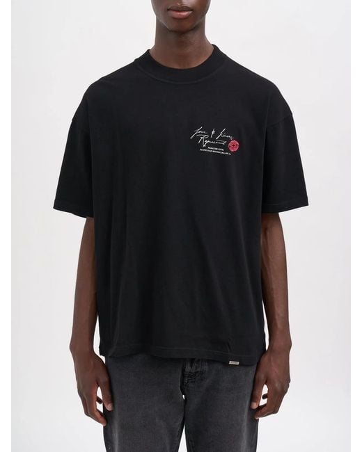 Represent Black T-Shirt Love And Kisses for men