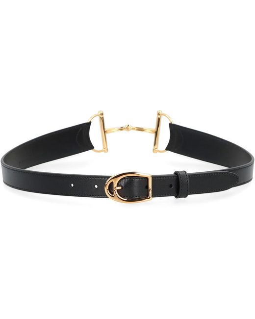 Gucci White Oversize Clamp Belt