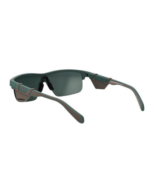 Emporio Armani Green Matte Alpine Injected Sunglasses