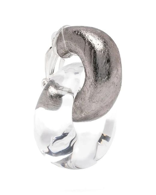 Monies White "Ravi" Earrings