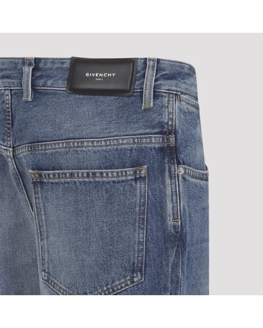 Givenchy Blue Medium Cotton Pants for men
