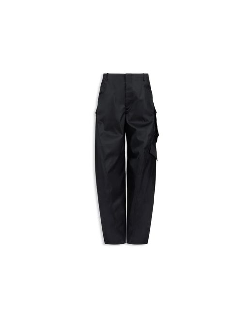 Alaïa Black Alaia Curved Leg Cargo Pants